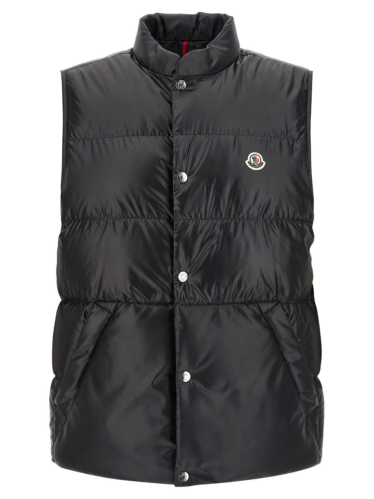 Moncler Black Polyester Sleeveless Jacket