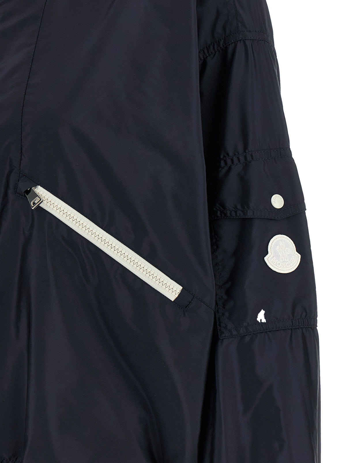 Moncler Blue Polyamide Shell Jacket