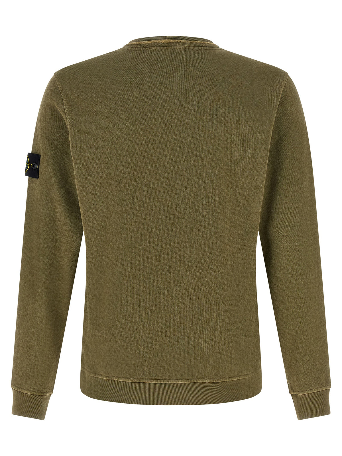 Stone Island Bicolor Cotton Sweatshirt
