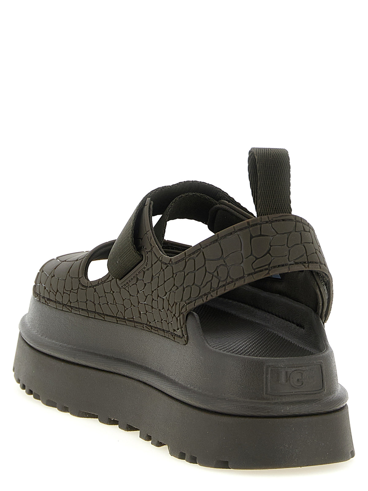 UGG Brown Synthetic Mid Heel Pumps
