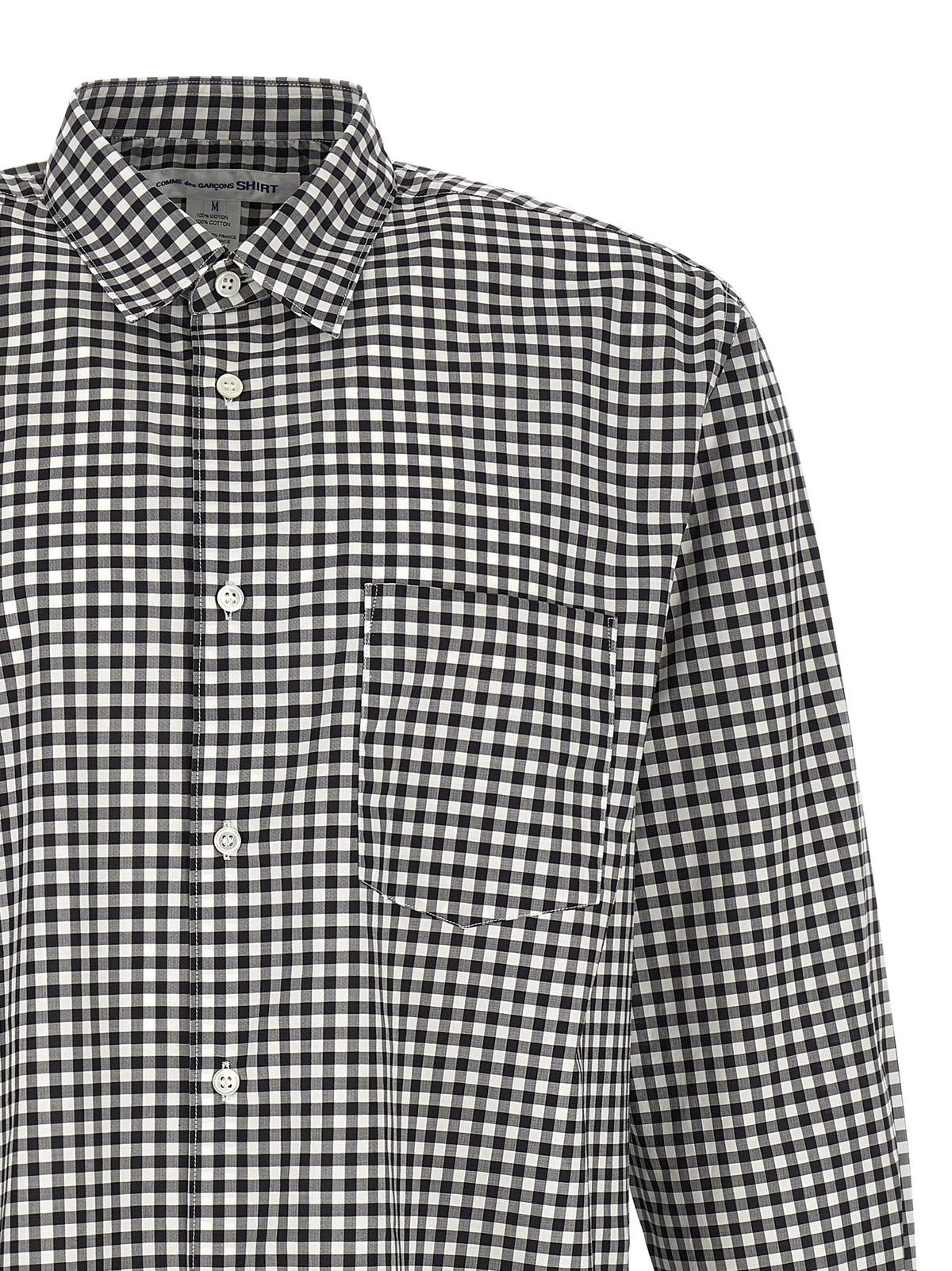 Comme Des Garçons Black Cotton Blouse