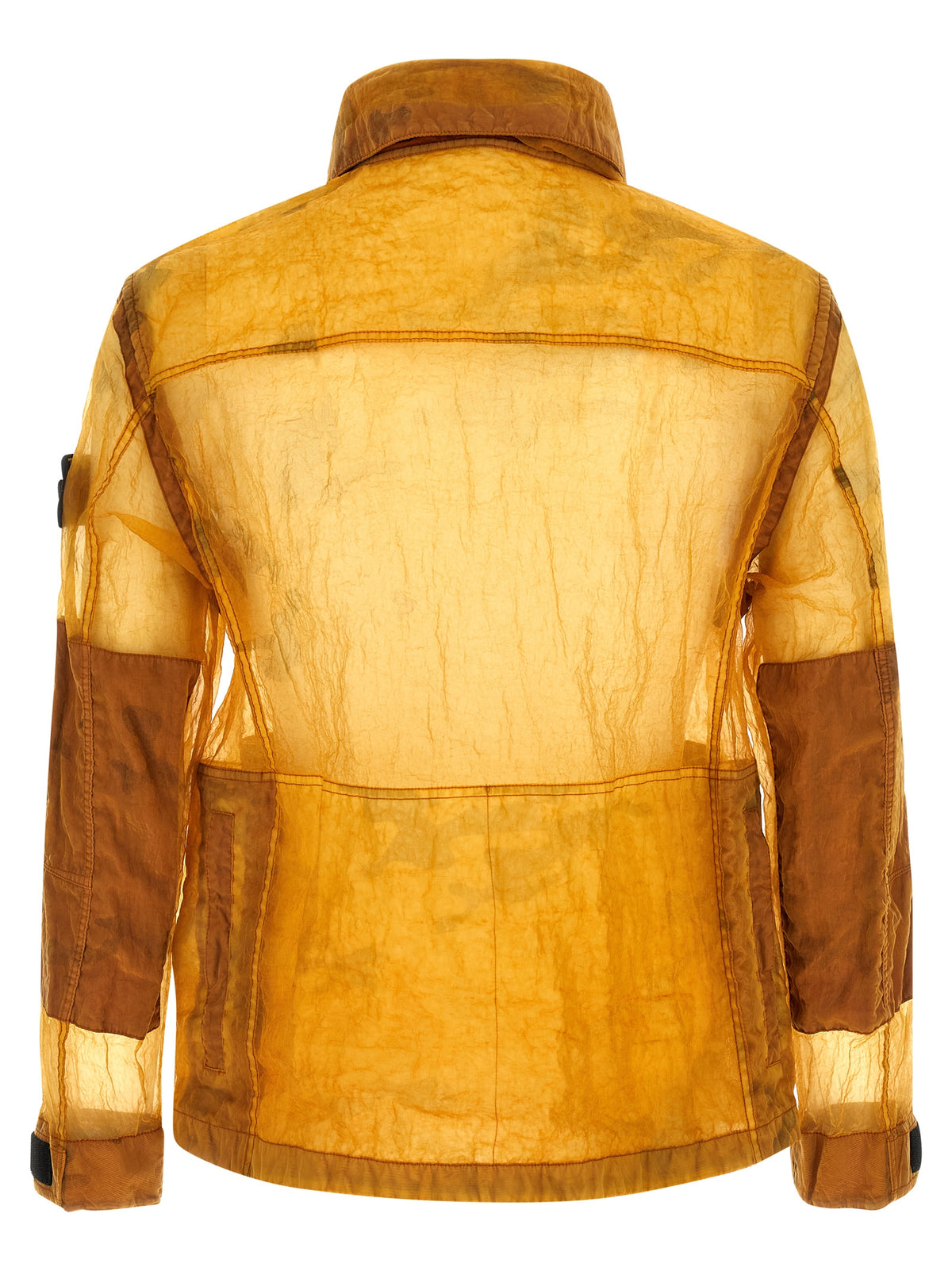 Stone Island Orange Polyamide Shell Jacket