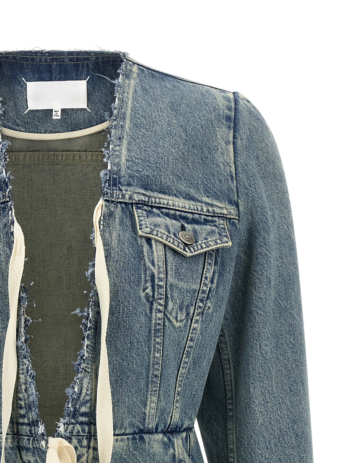 Maison Margiela Blue Cotton Denim Jacket