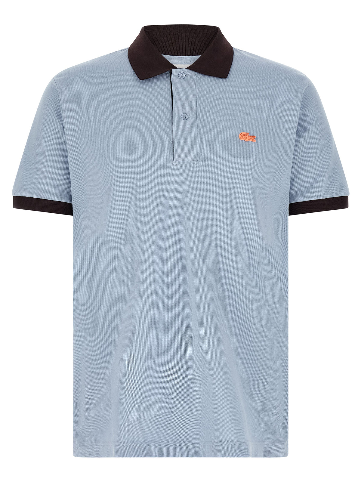Lacoste Blue Cotton Polo Shirt