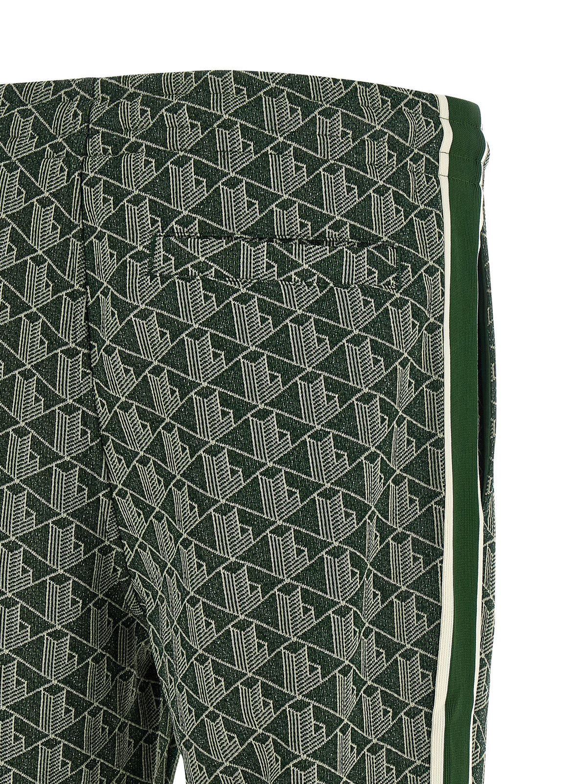 Lacoste Bicolor Polyester Joggers (Workout Pants)