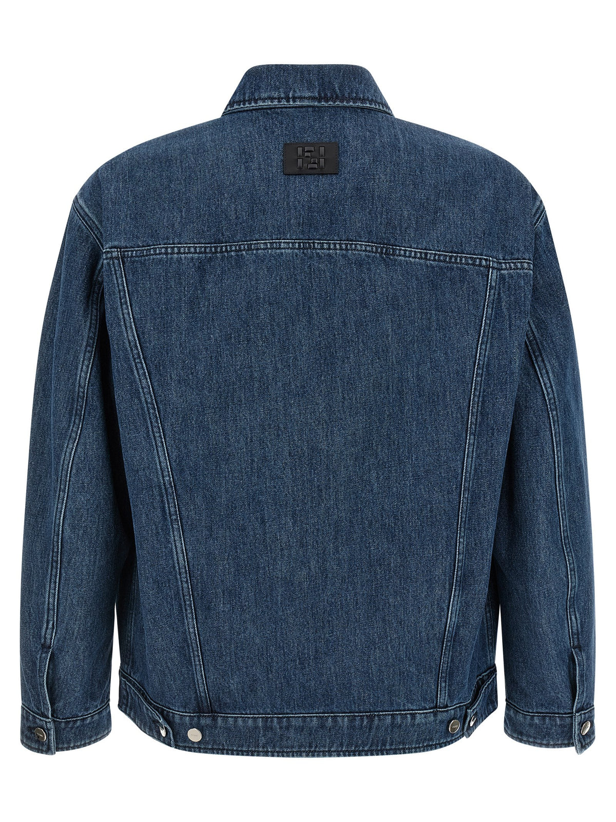 Fendi Blue Cotton Denim Jacket