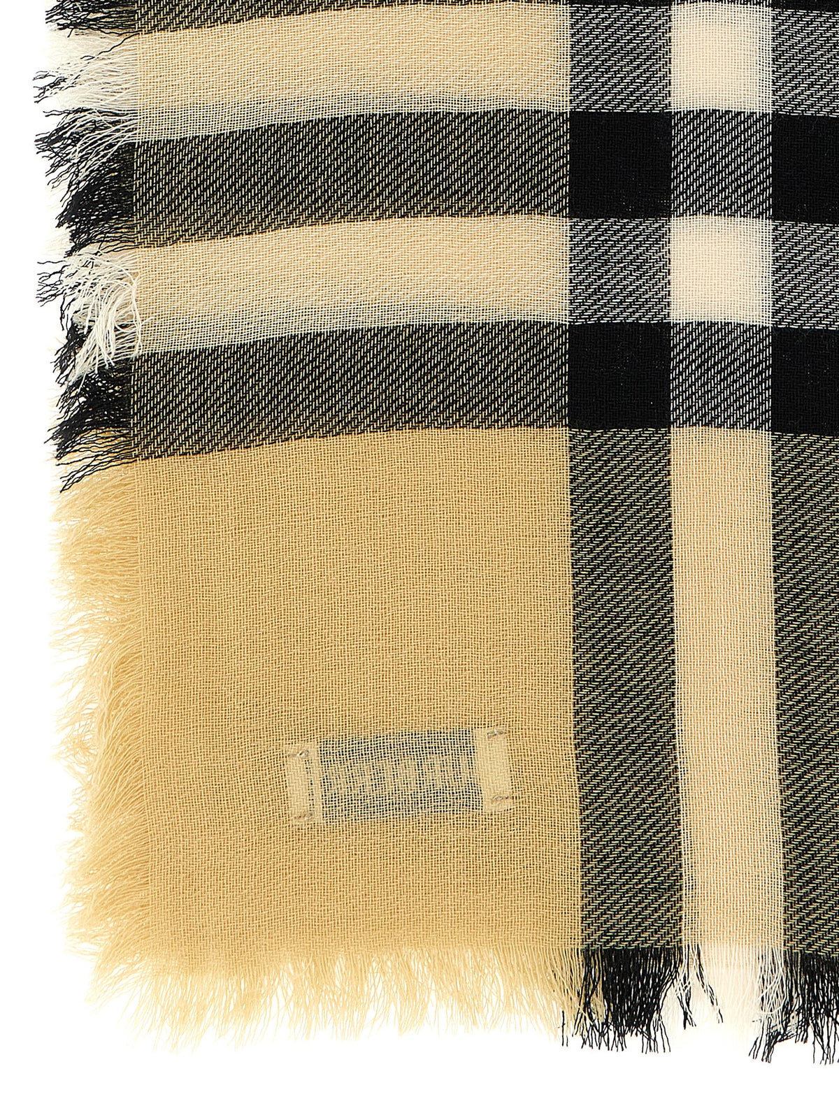 Burberry Beige Wool Scarf