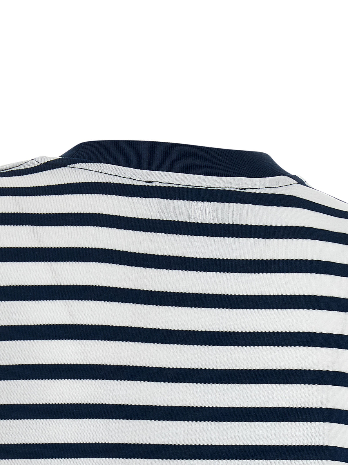 Ami Paris Blue Cotton T-Shirt