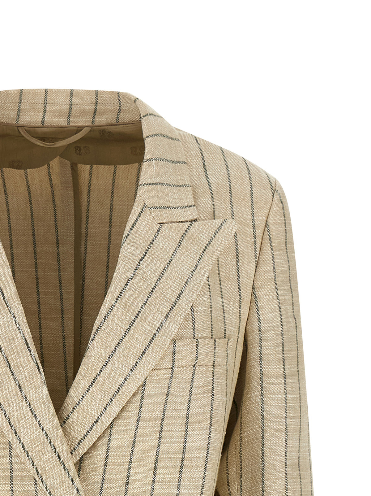 Blazé Milano Beige Cotton Blazer