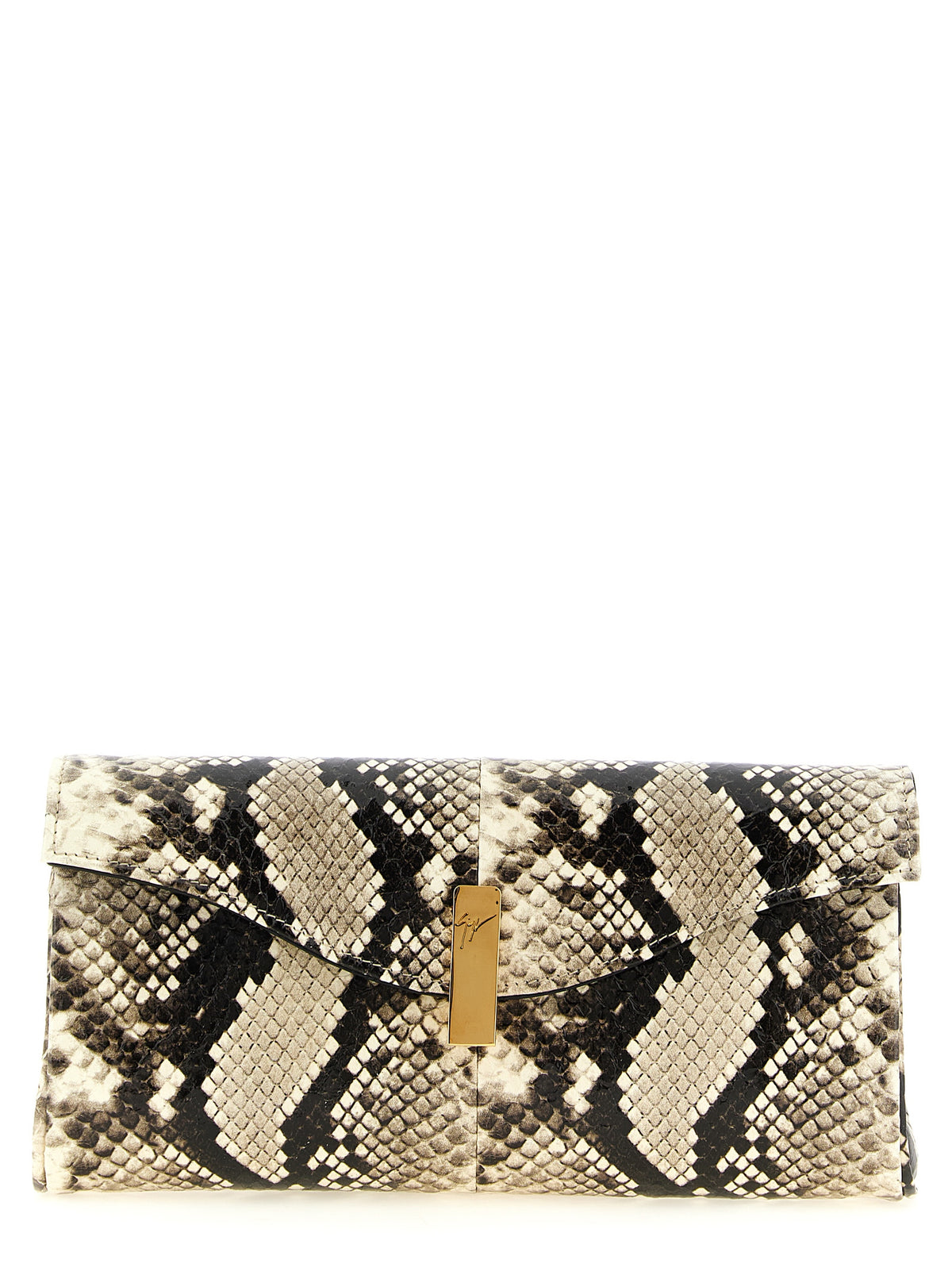Giuseppe Zanotti Multicolor Snake Skin  Clutch Bag