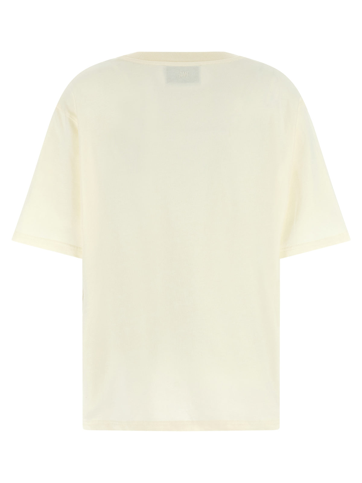 Ami Paris White Cotton T-Shirt