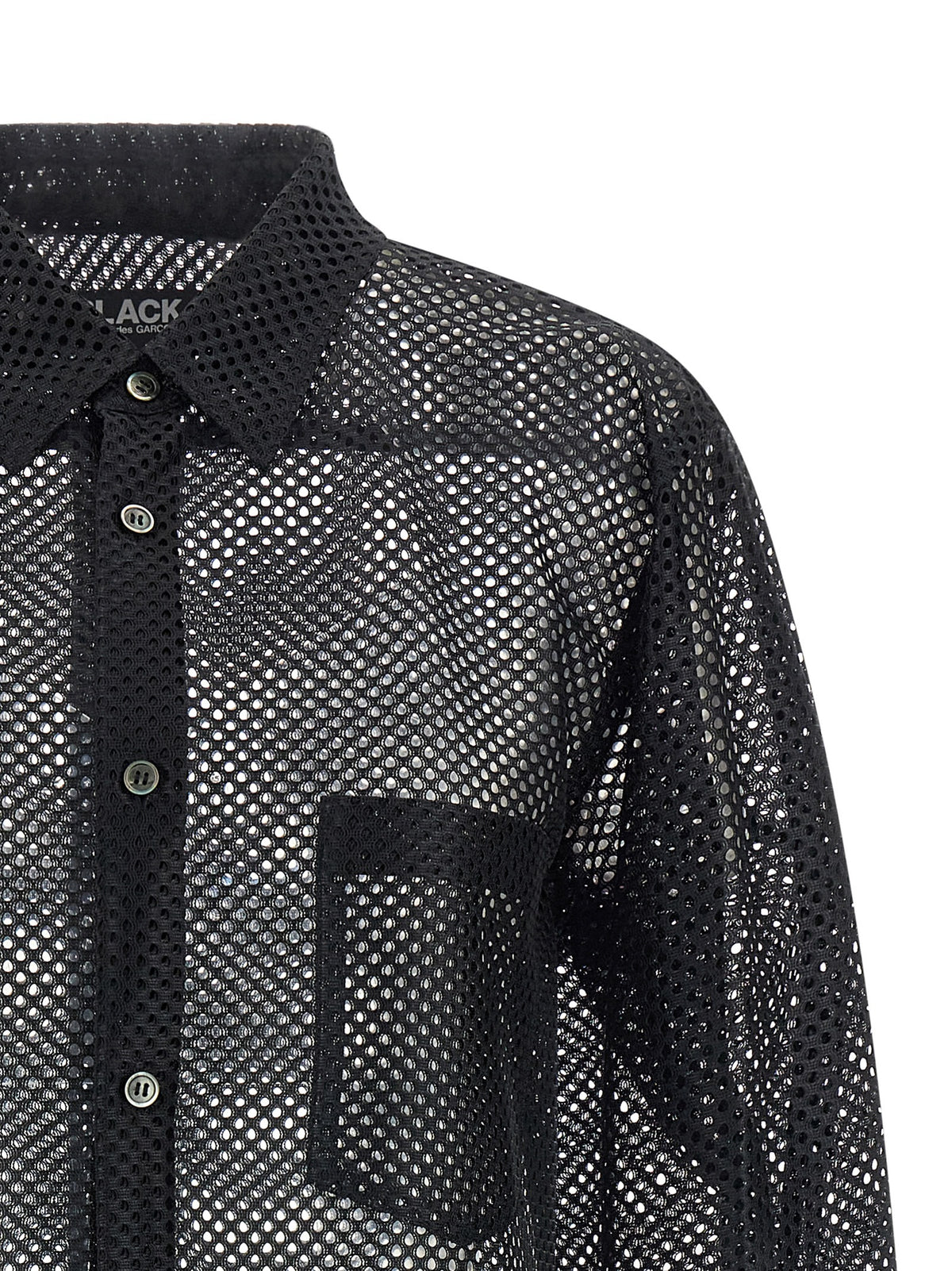 Comme Des Garçons Black Polyester Blouse