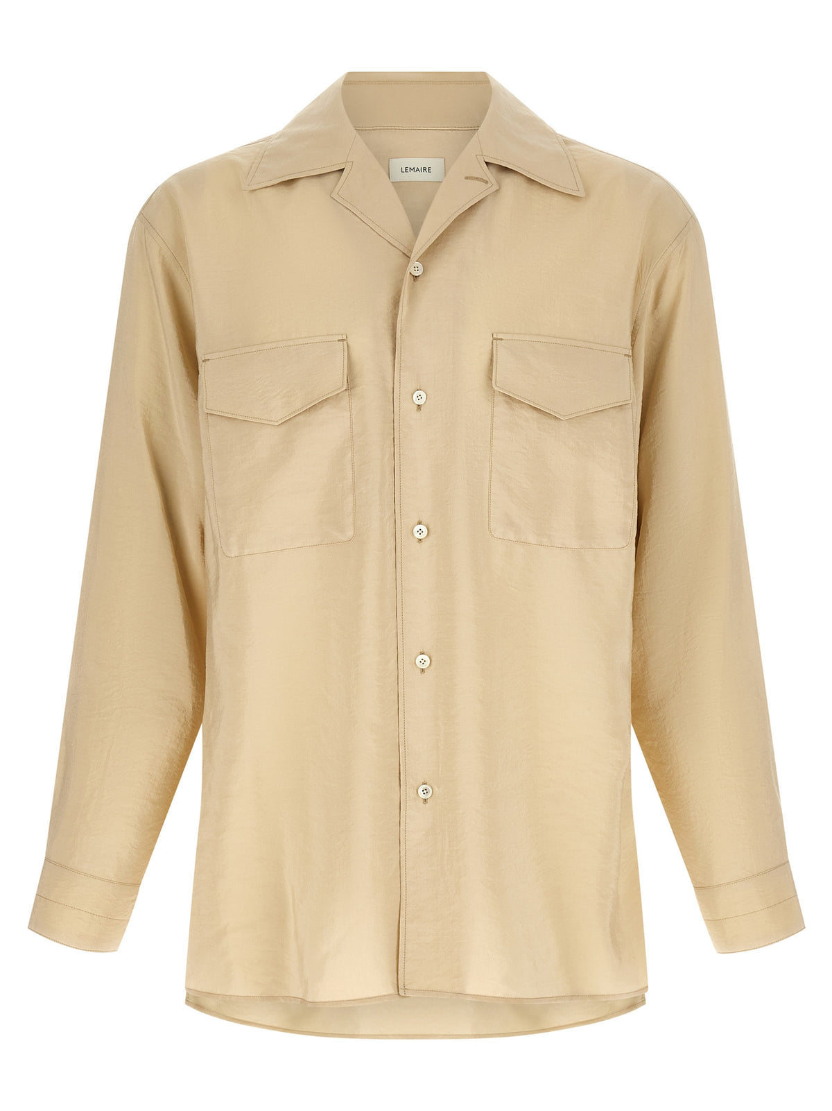 Lemaire Beige Silk Blouse