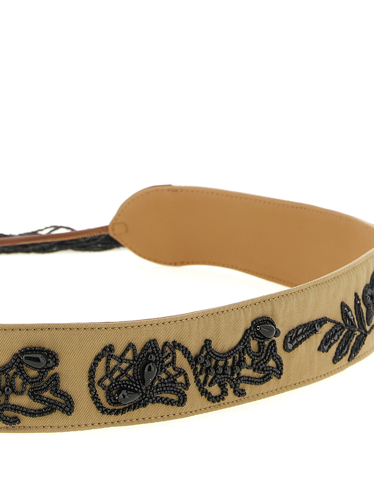 Dries Van Noten Brown Cotton Regular Belt