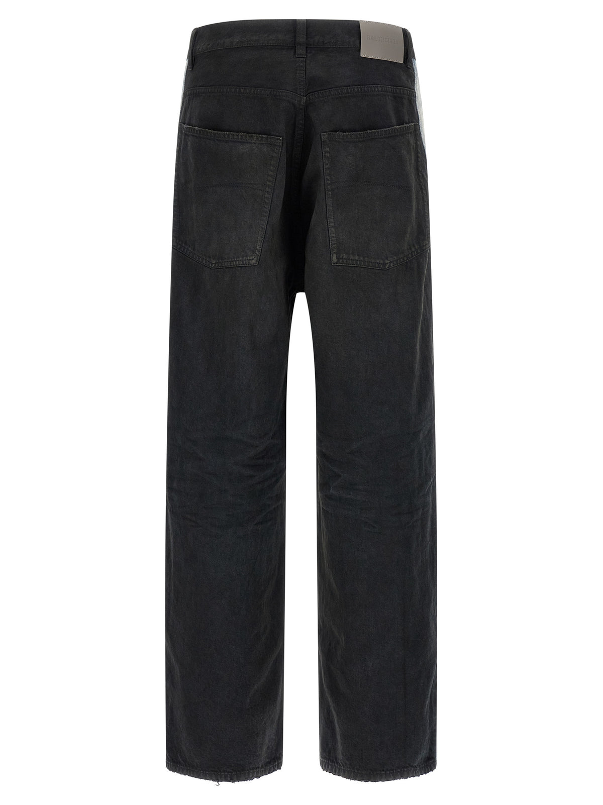 Balenciaga Black Cotton Flared Jeans