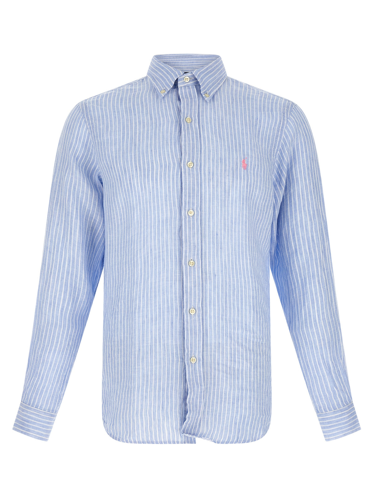 Polo Ralph Lauren Blue Linen Blouse