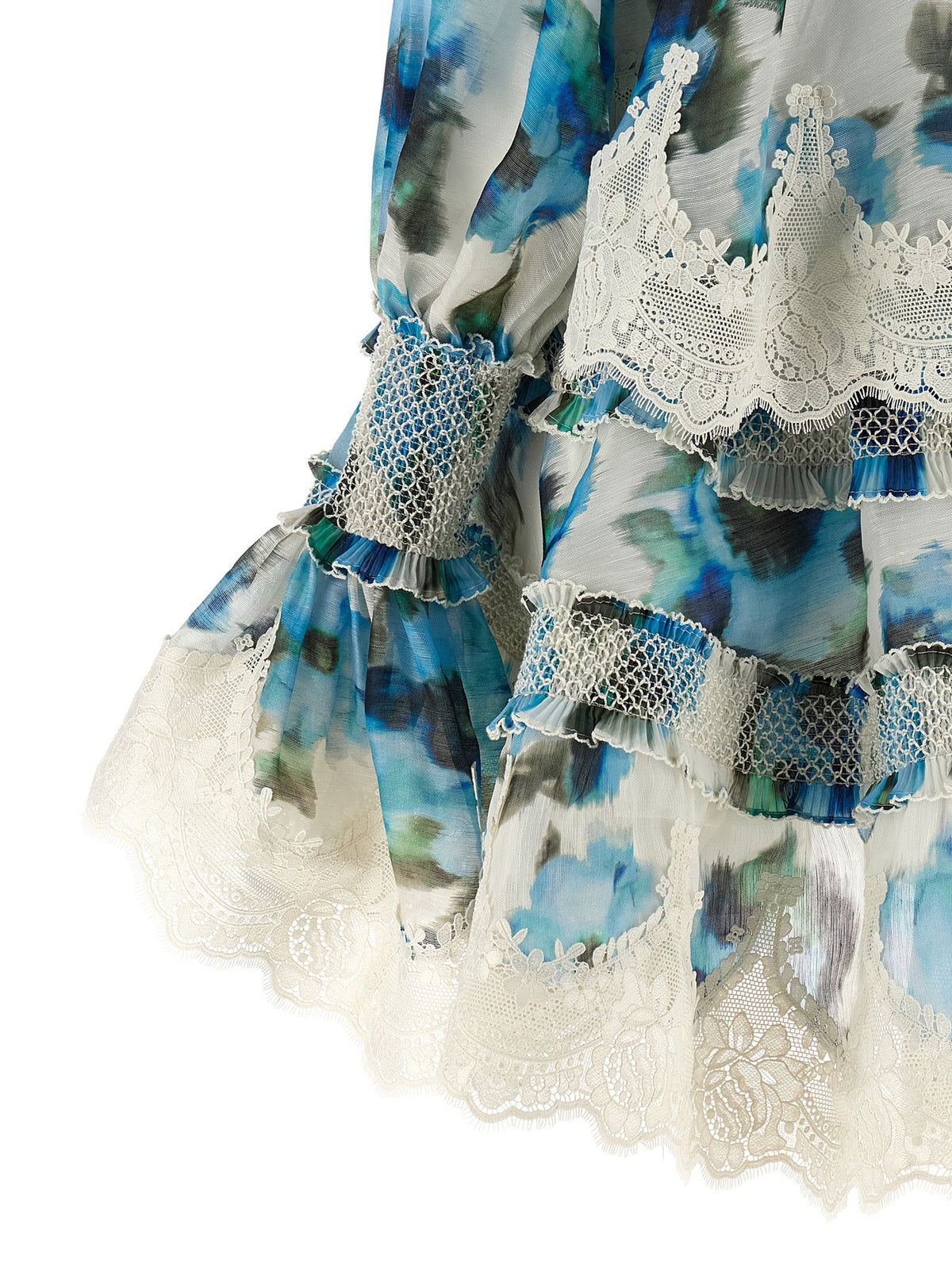 Zimmermann Blue Linen Short Dress