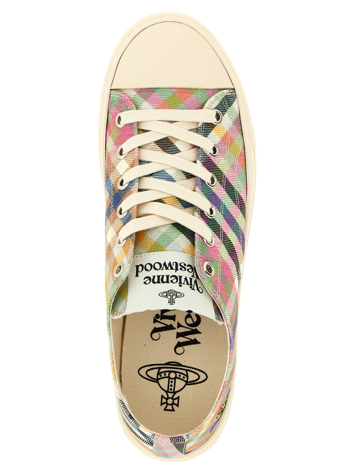 Vivienne Westwood Multicolor Cotton Low Top Sneakers