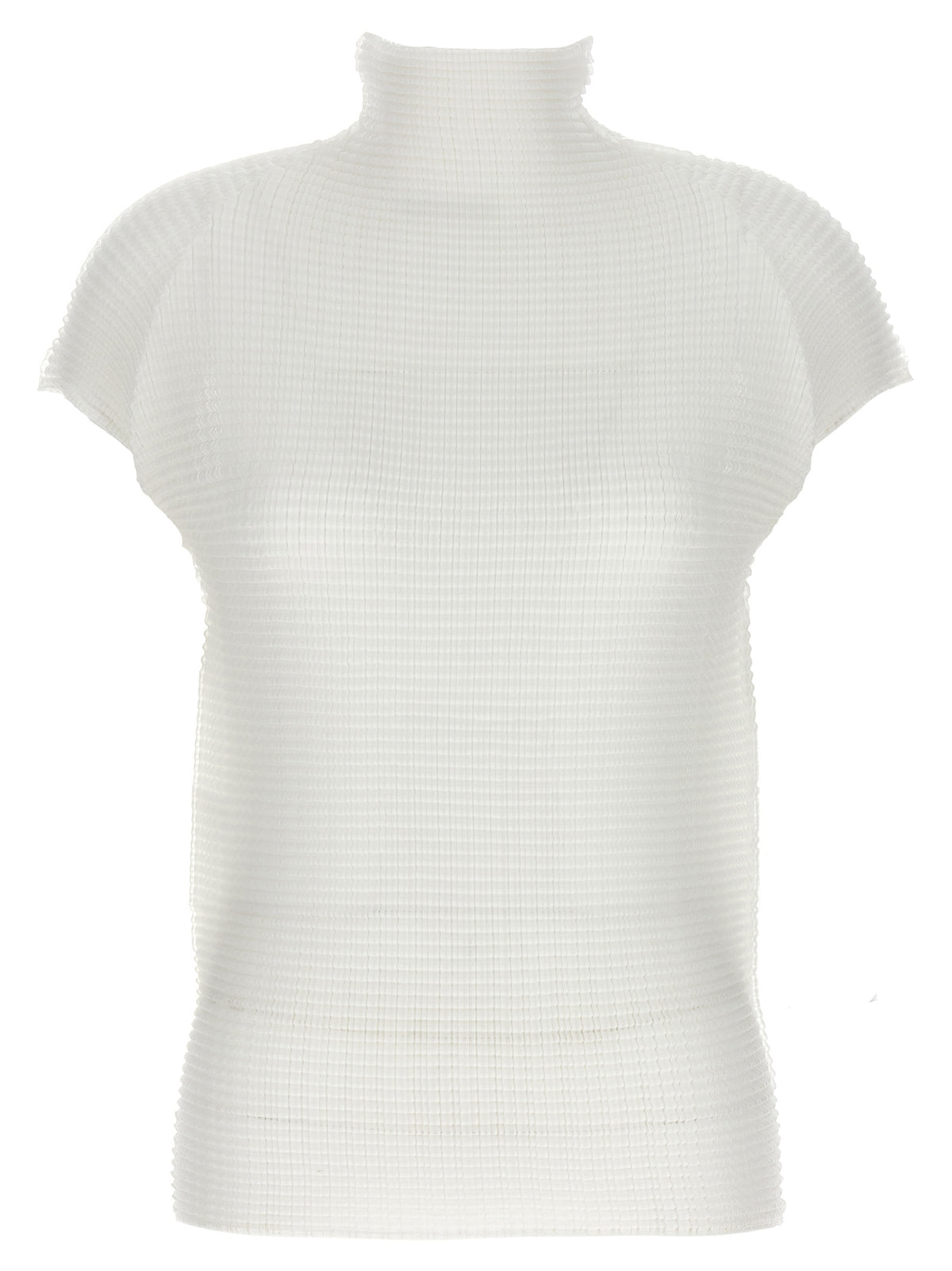 Issey Miyake White Polyester T-Shirt