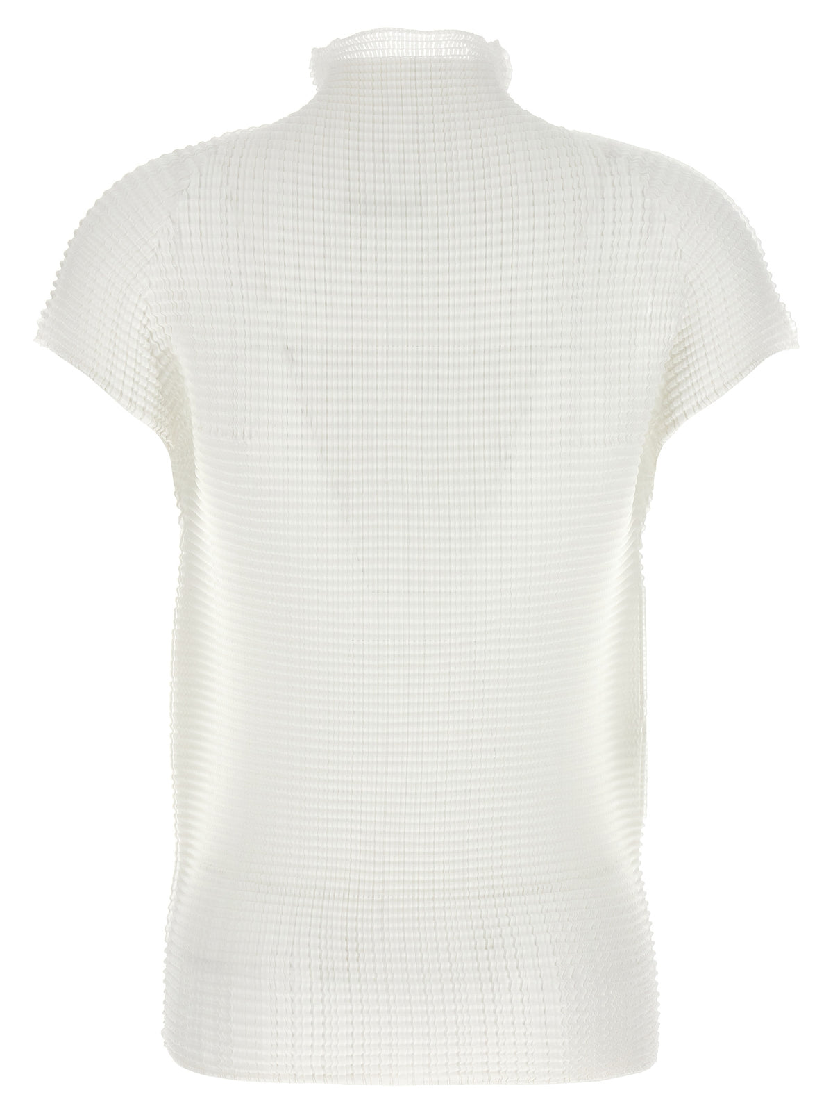 Issey Miyake White Polyester T-Shirt