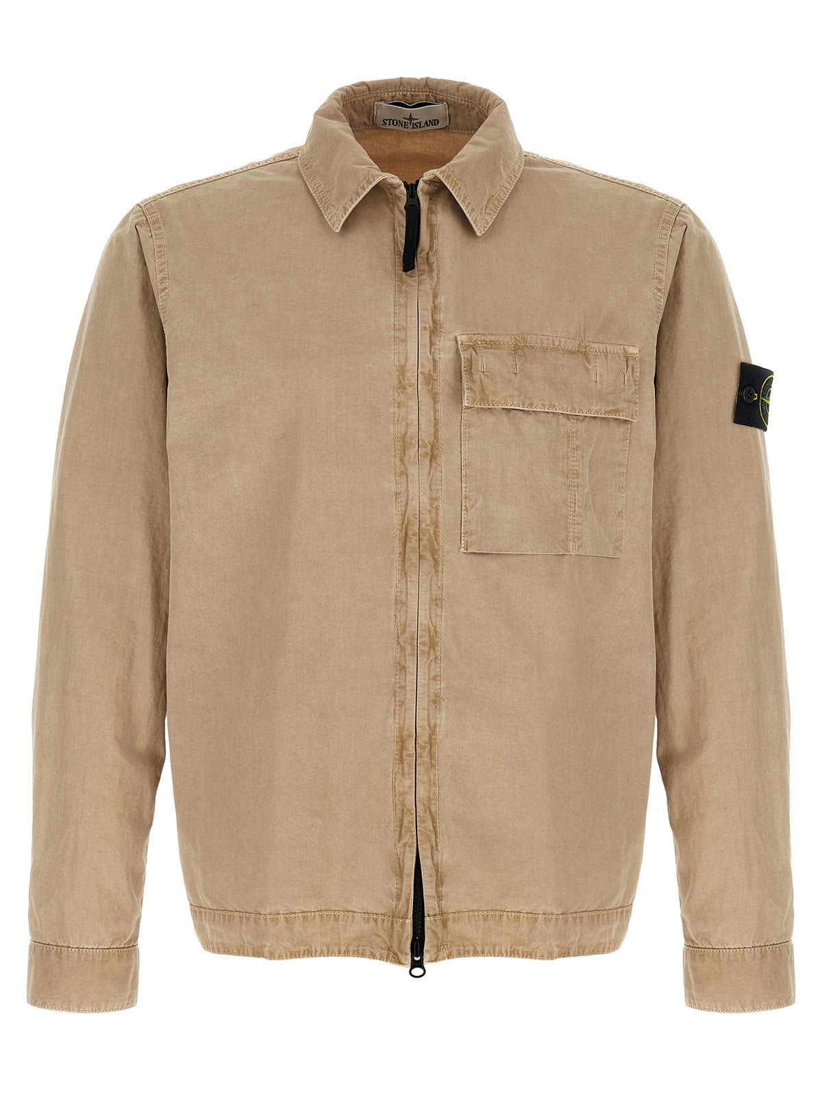 Stone Island Beige Cotton Blouse