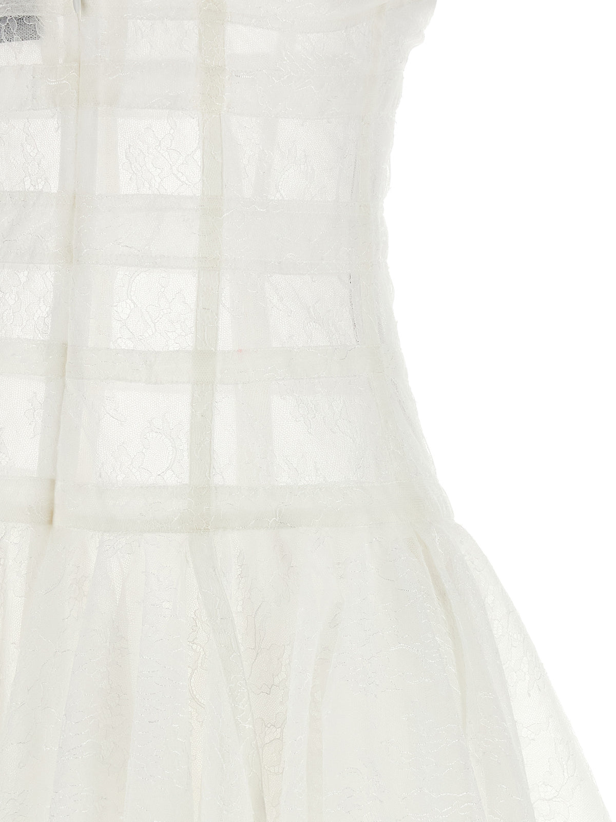 Giovanni Bedin White Polyamide Short Dress