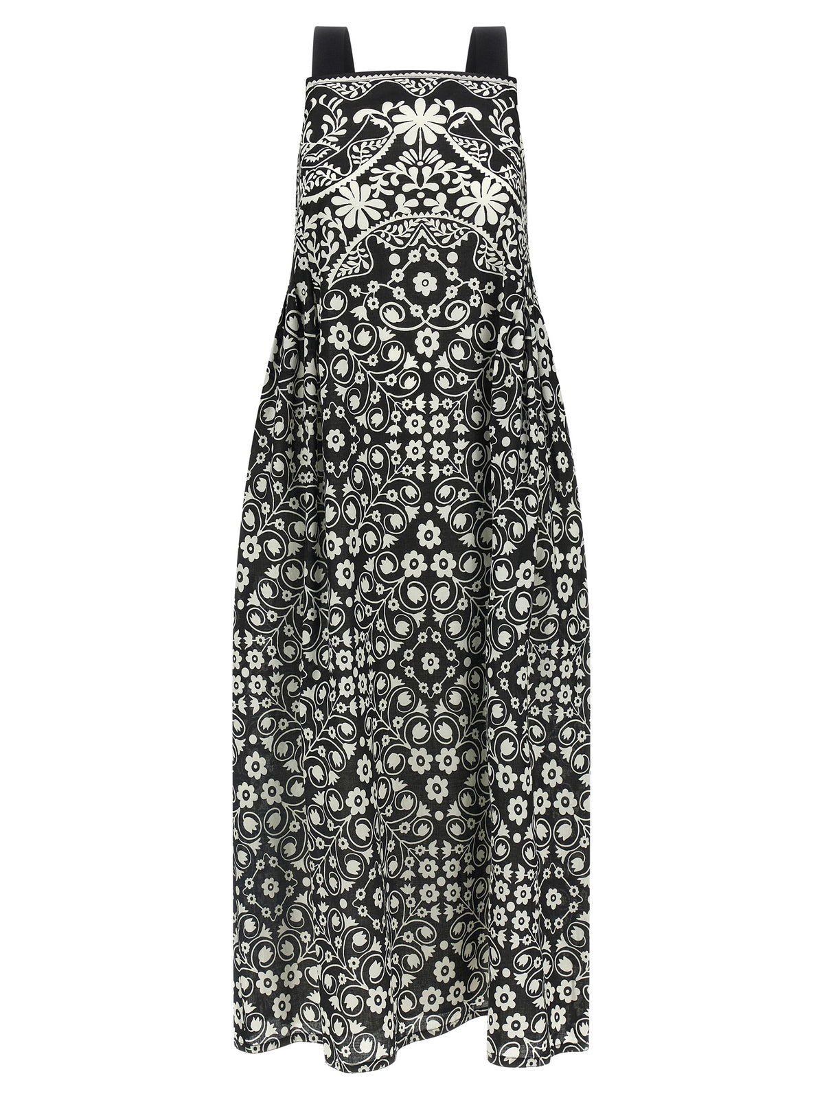 Max Mara Bicolor Cotton Long Dress