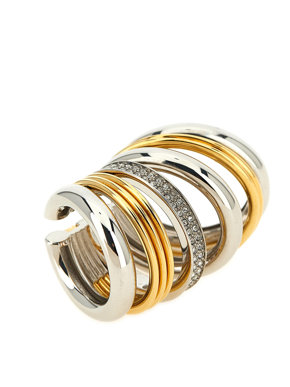 Paco Rabanne Multicolor Brass Earrings