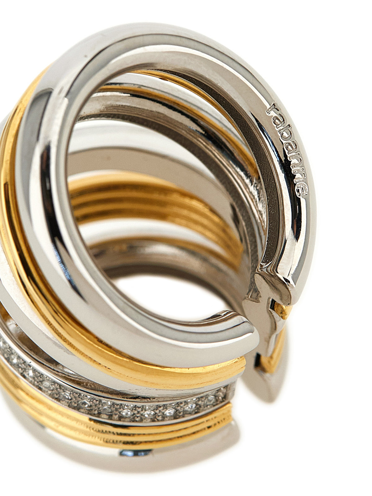 Paco Rabanne Multicolor Brass Earrings