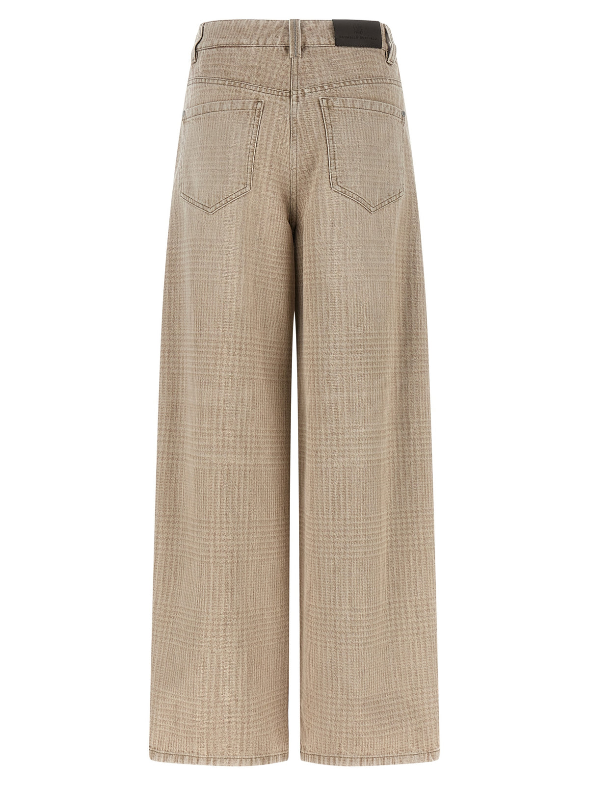 Brunello Cucinelli Beige Cotton Jeans Denim