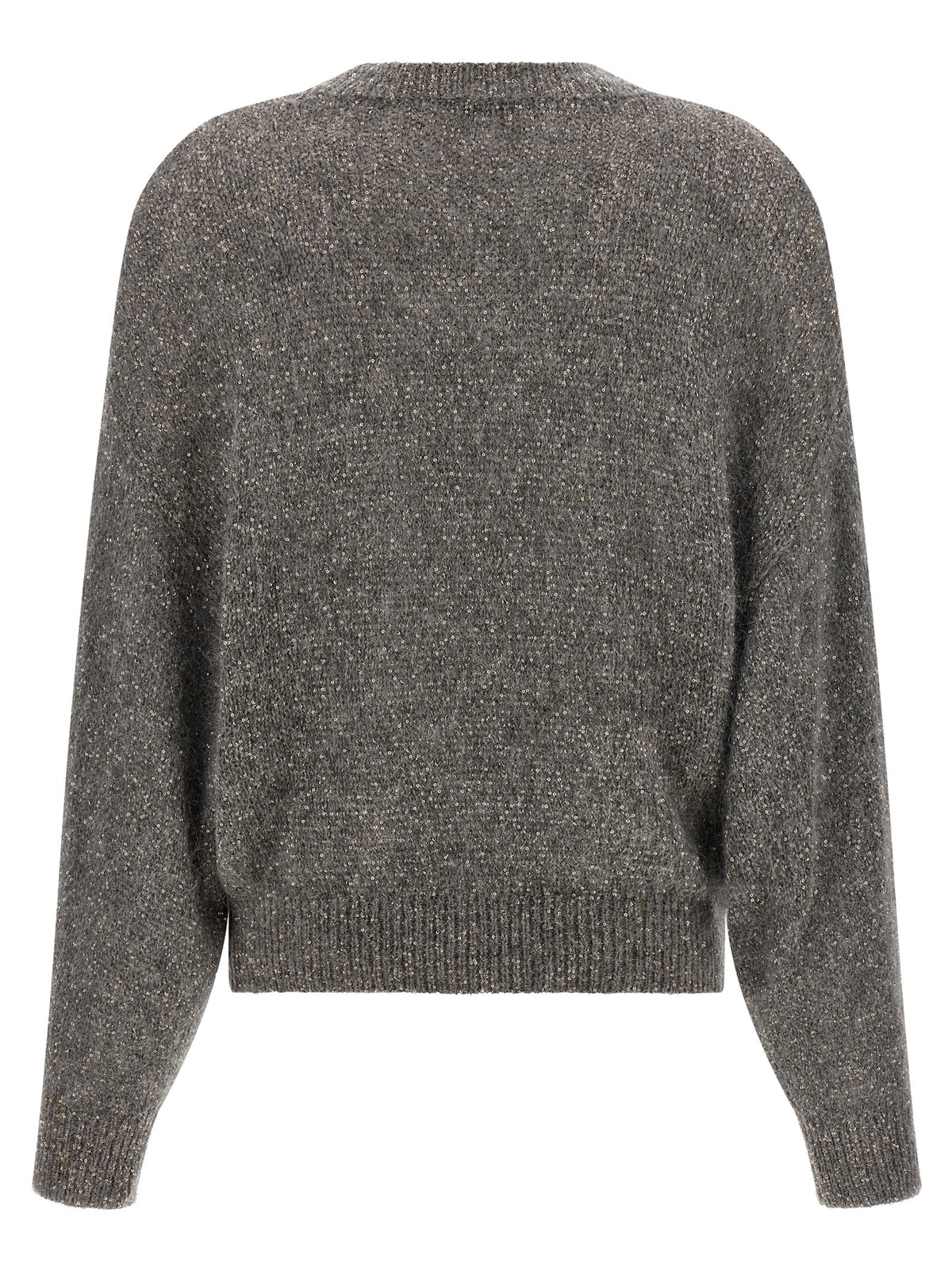 Brunello Cucinelli Gray Polyamide Cardigan