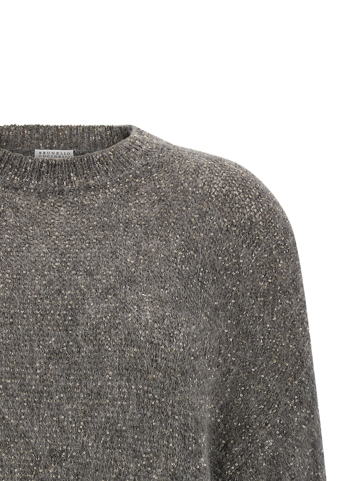 Brunello Cucinelli Gray Polyamide Cardigan