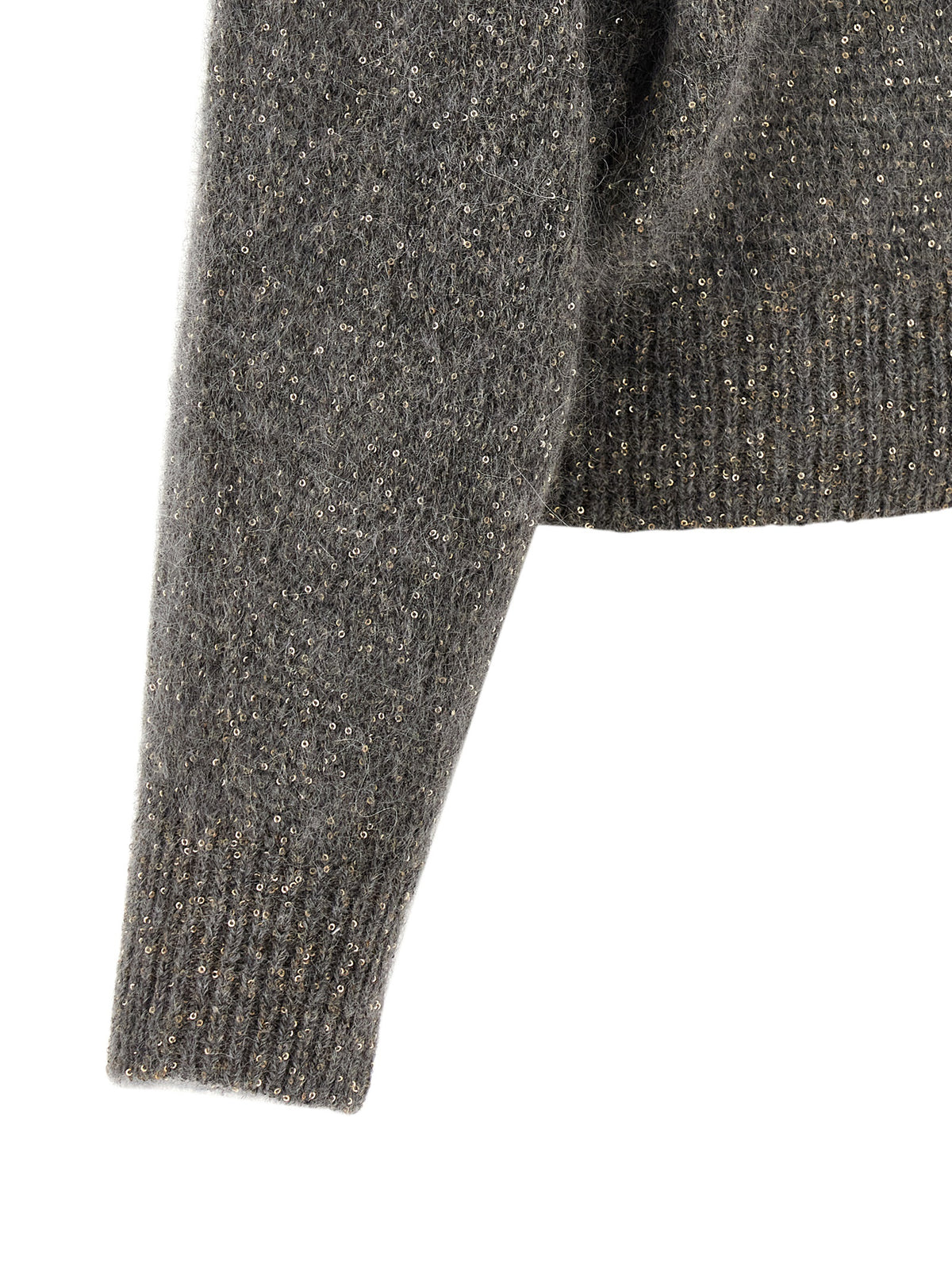Brunello Cucinelli Gray Polyamide Cardigan