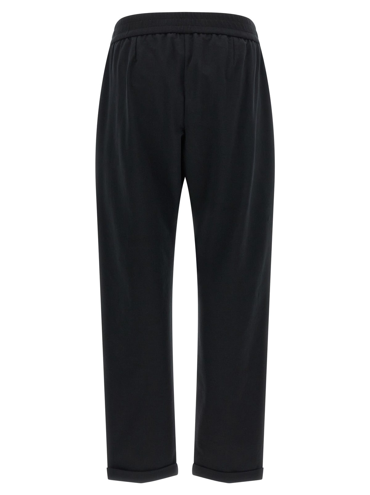Brunello Cucinelli Black Cotton Joggers (Workout Pants)
