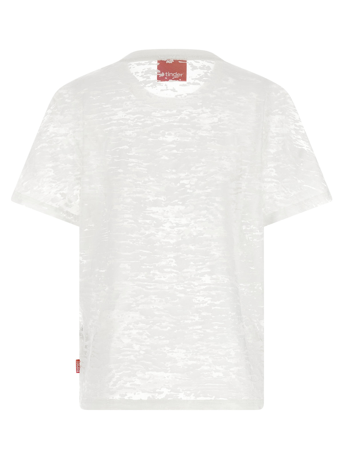 Diesel White Cotton T-Shirt