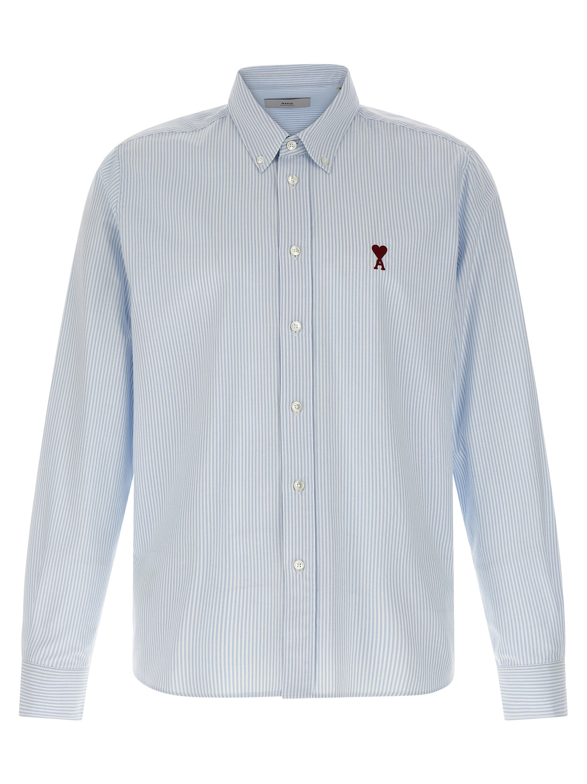 Ami Paris Blue Cotton Blouse
