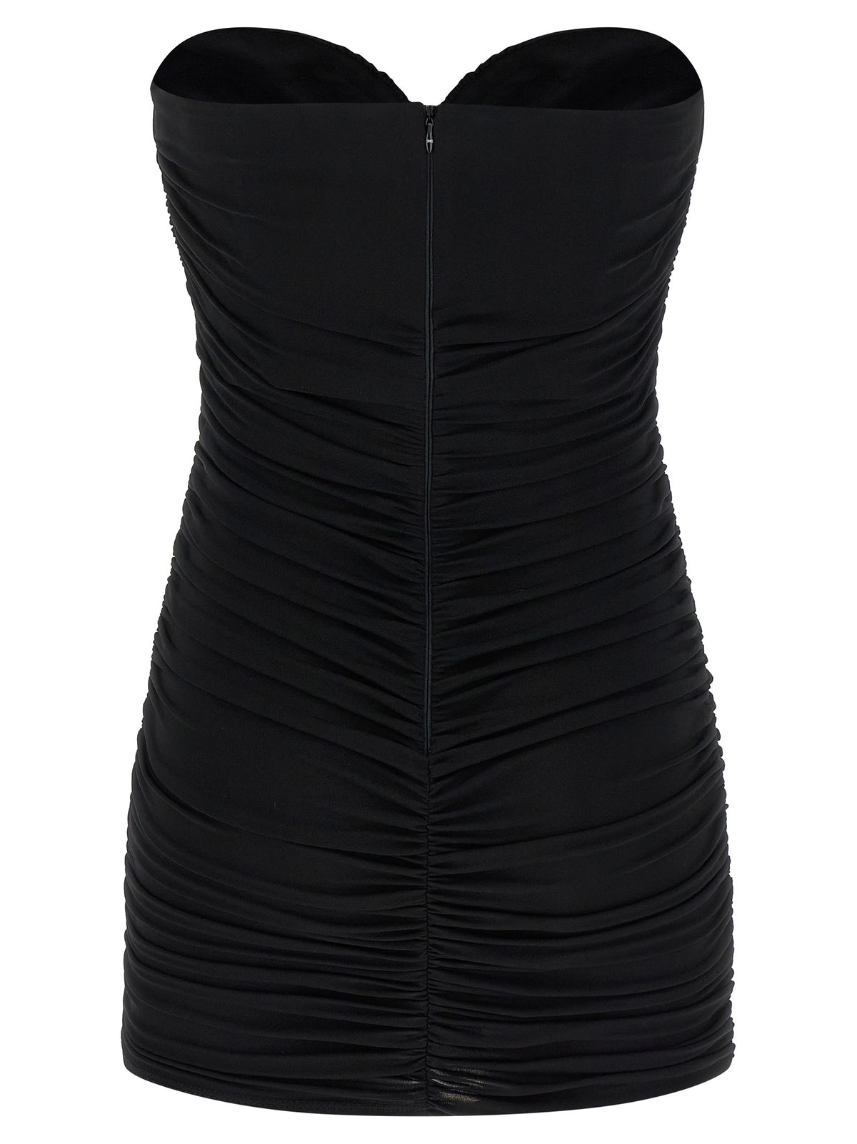 Elisabetta Franchi Black Viscose Short Dress