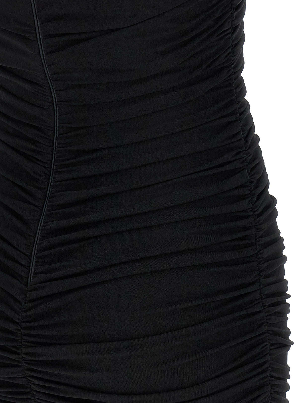 Elisabetta Franchi Black Viscose Short Dress