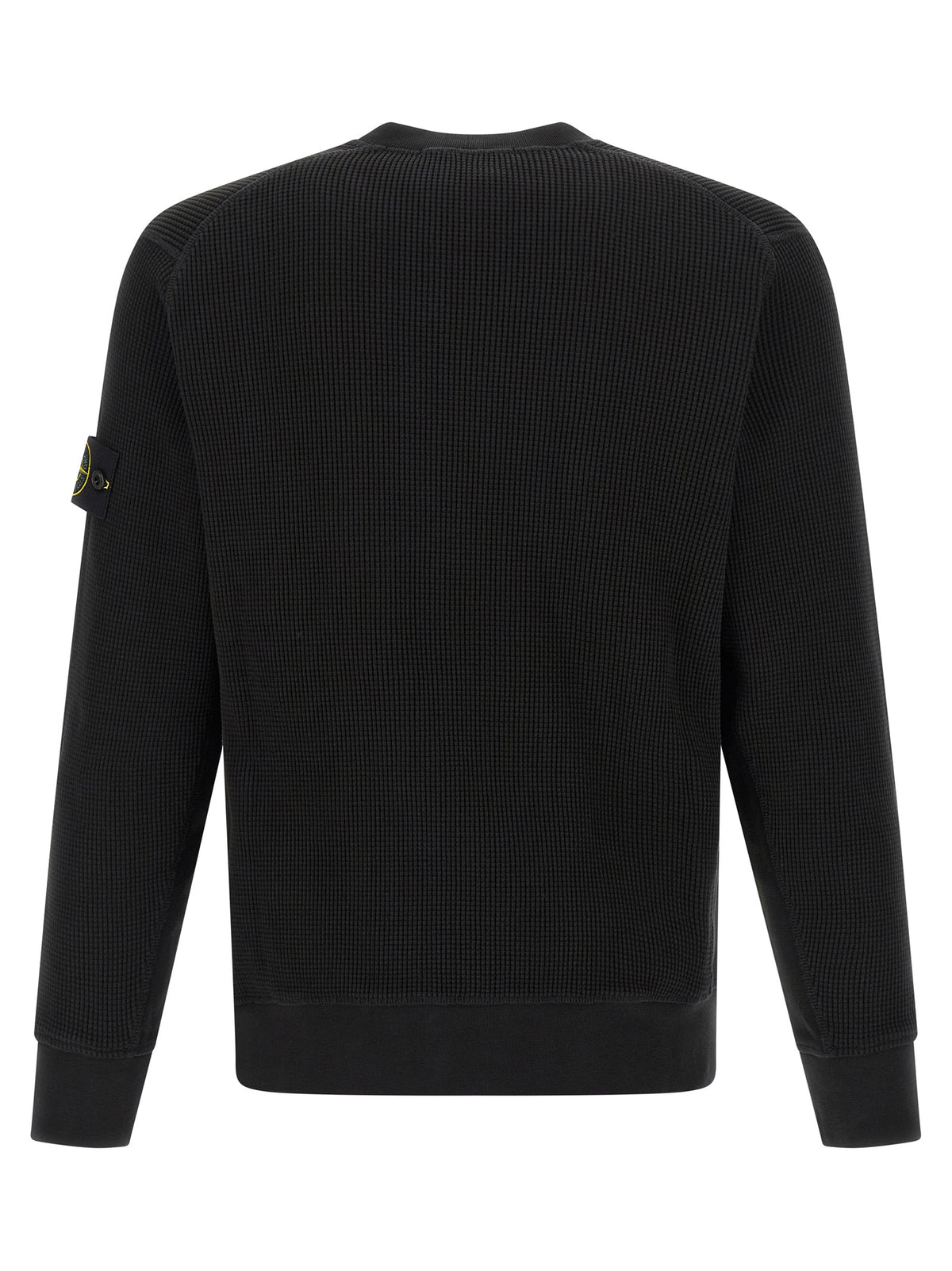 Stone Island Black Cotton Sweatshirt