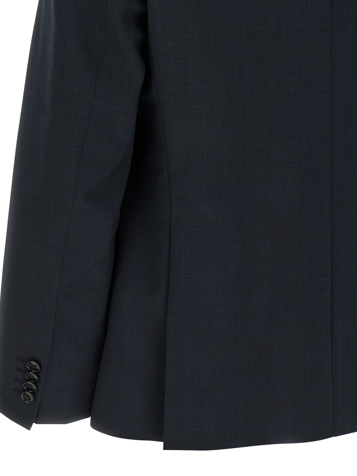 Hugo Boss Blue Virgin Wool Two-Piece Suit