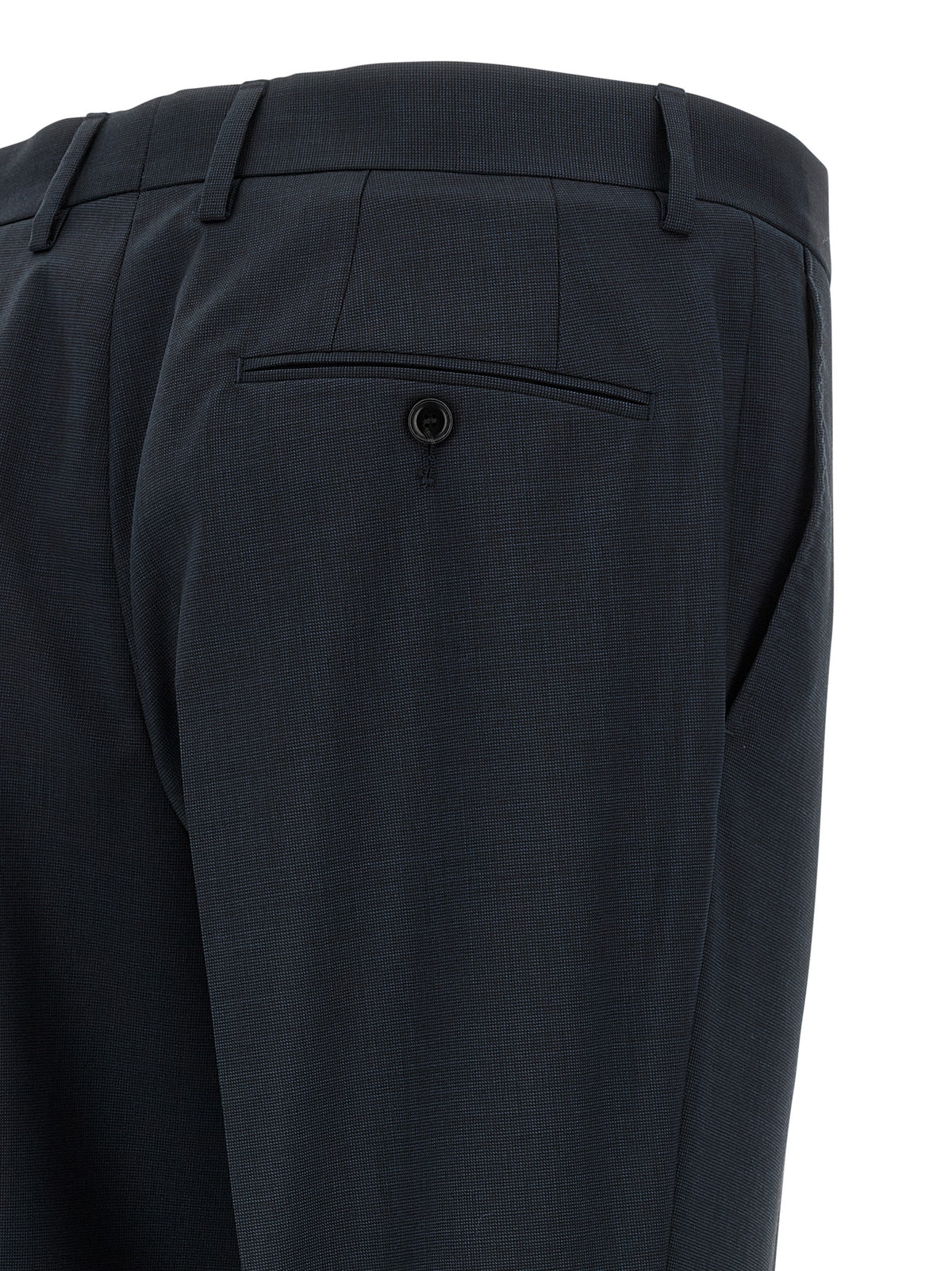 Hugo Boss Blue Virgin Wool Two-Piece Suit