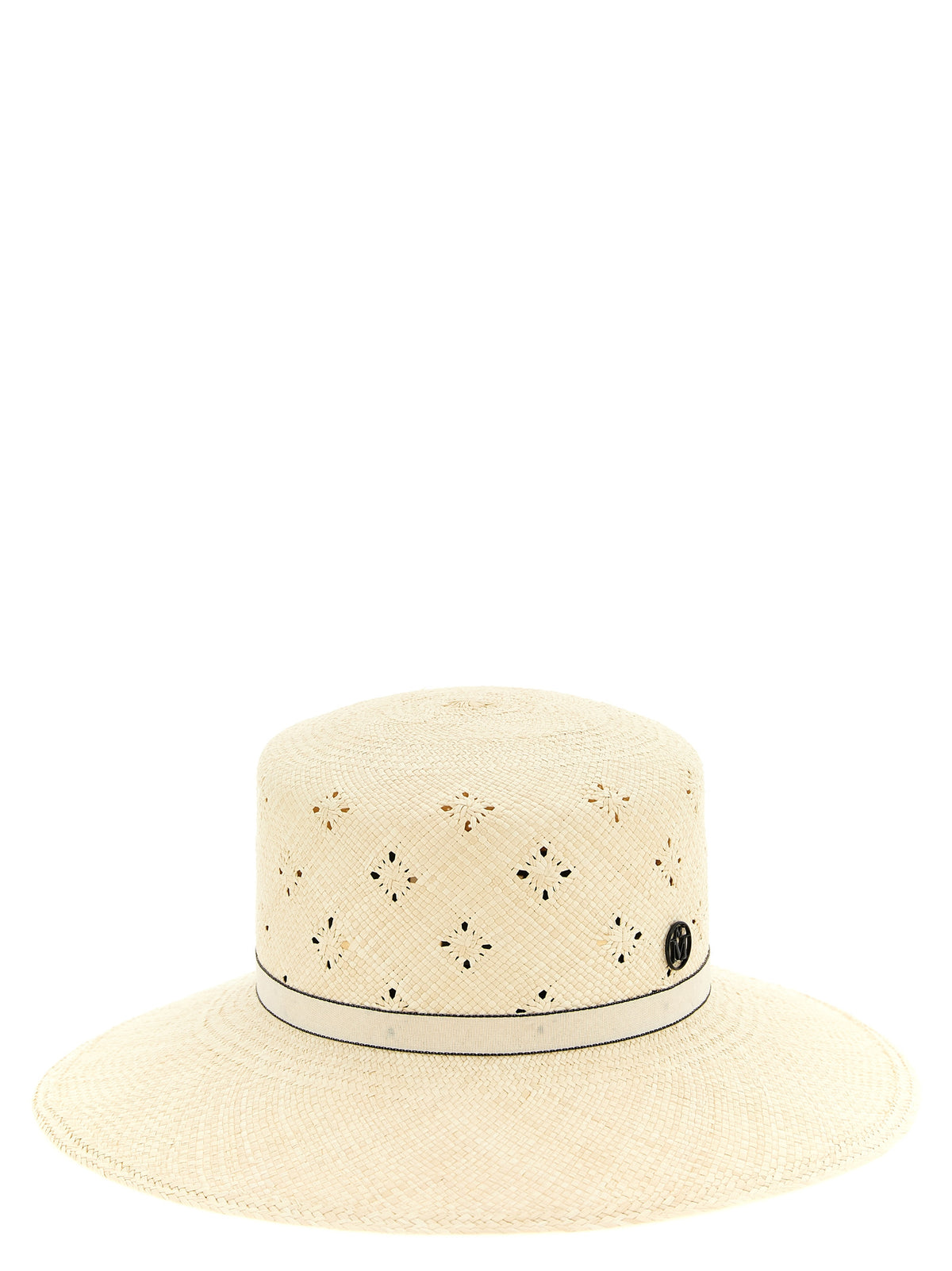 Maison Michel Beige Fabric Sunhat