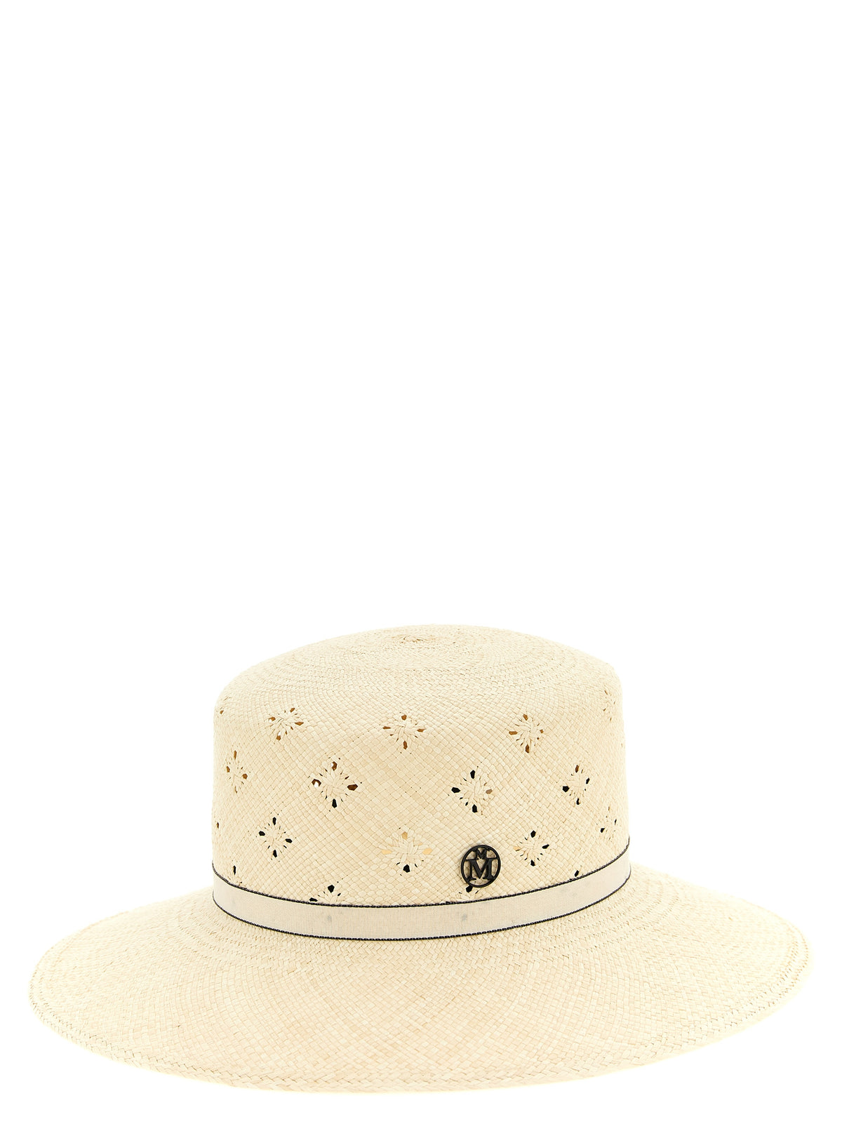 Maison Michel Beige Fabric Sunhat