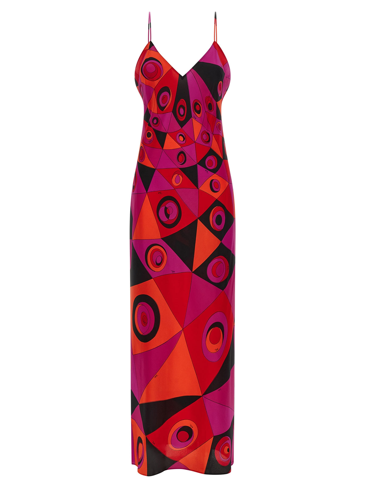 Emilio Pucci Fuchsia Silk Long Dress