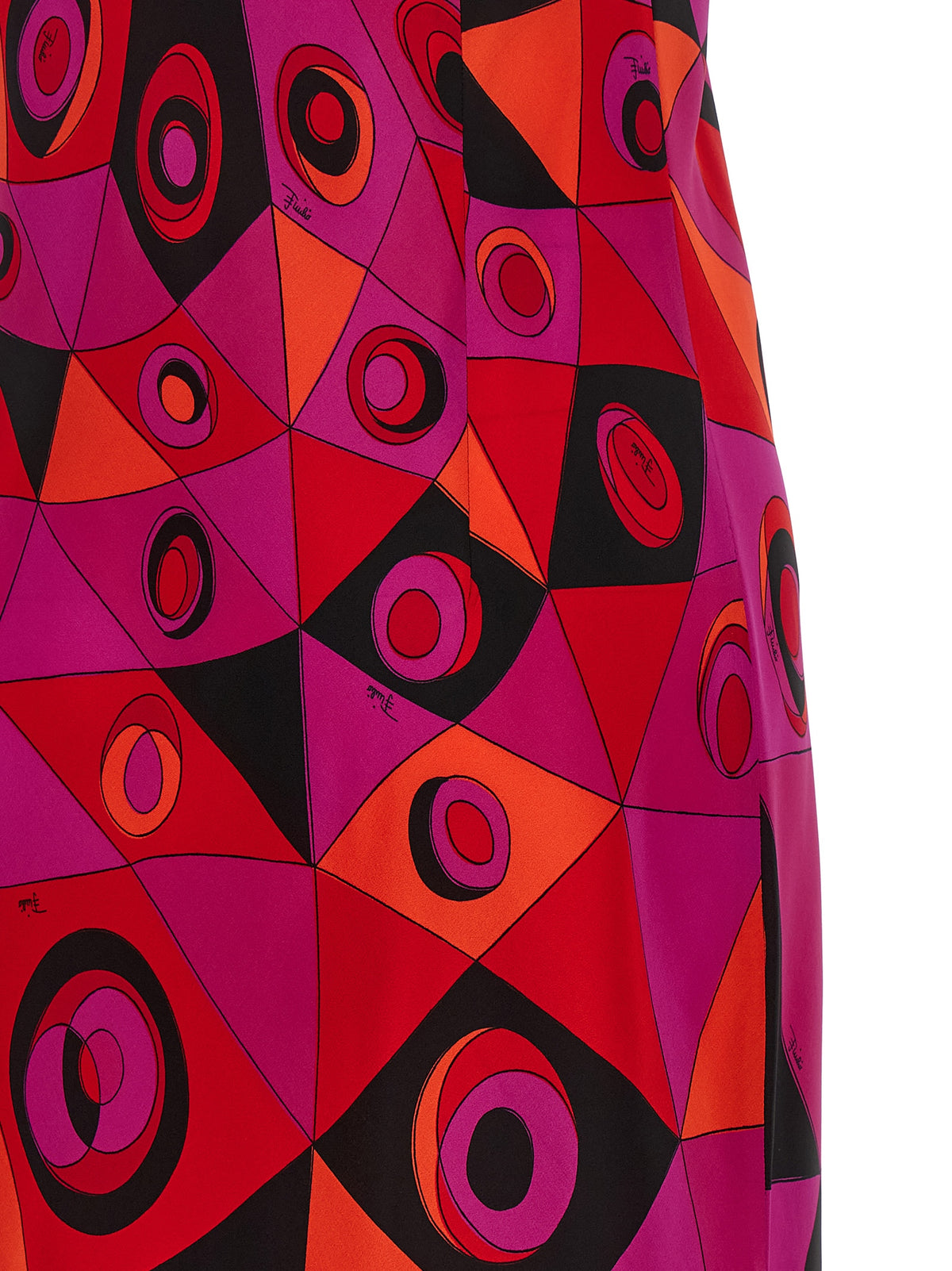 Emilio Pucci Fuchsia Silk Long Dress