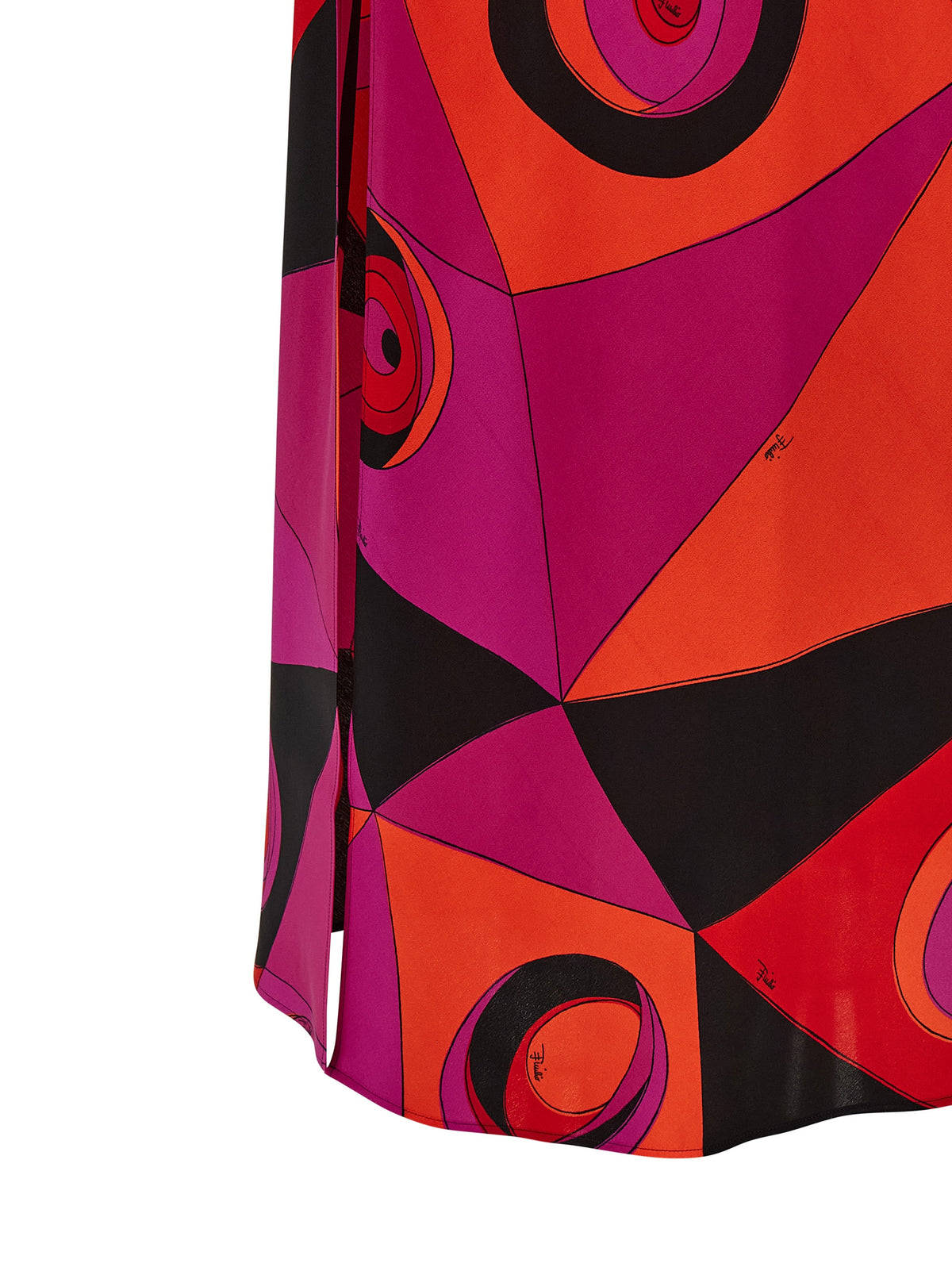 Emilio Pucci Fuchsia Silk Long Dress