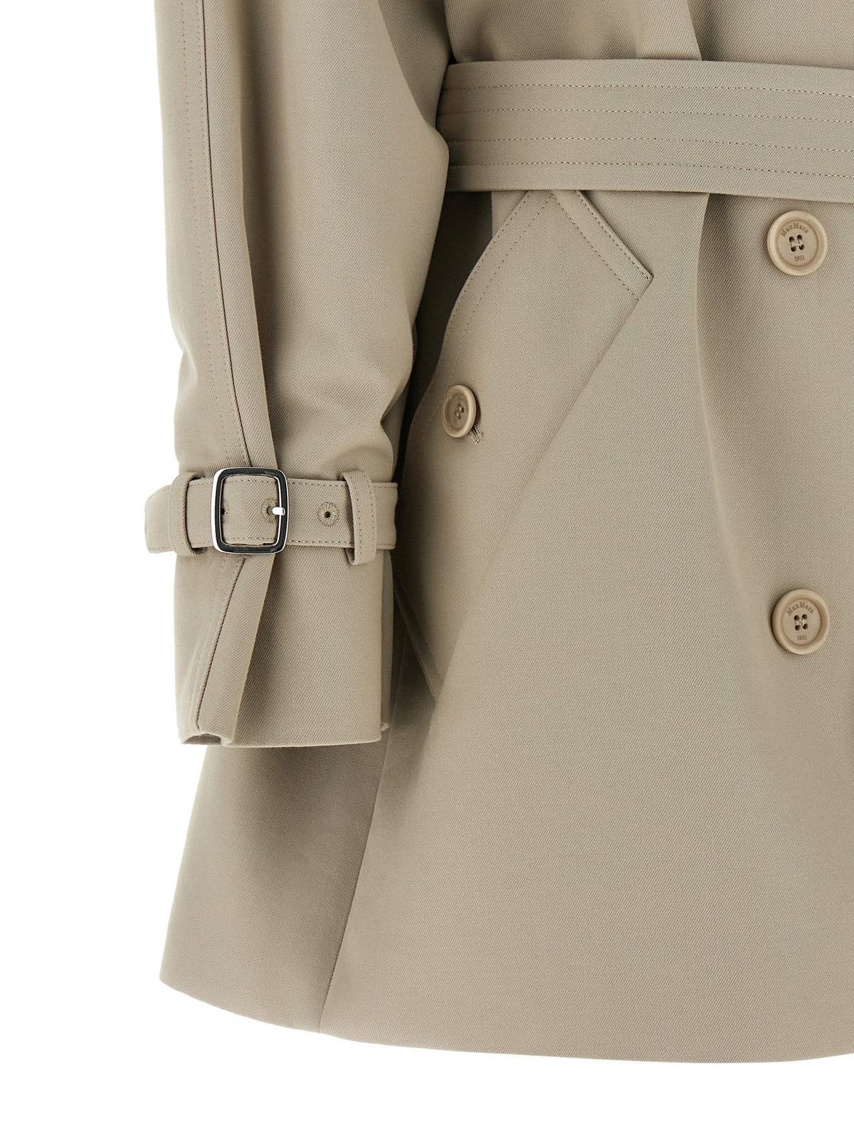 Max Mara Beige Cotton Coat
