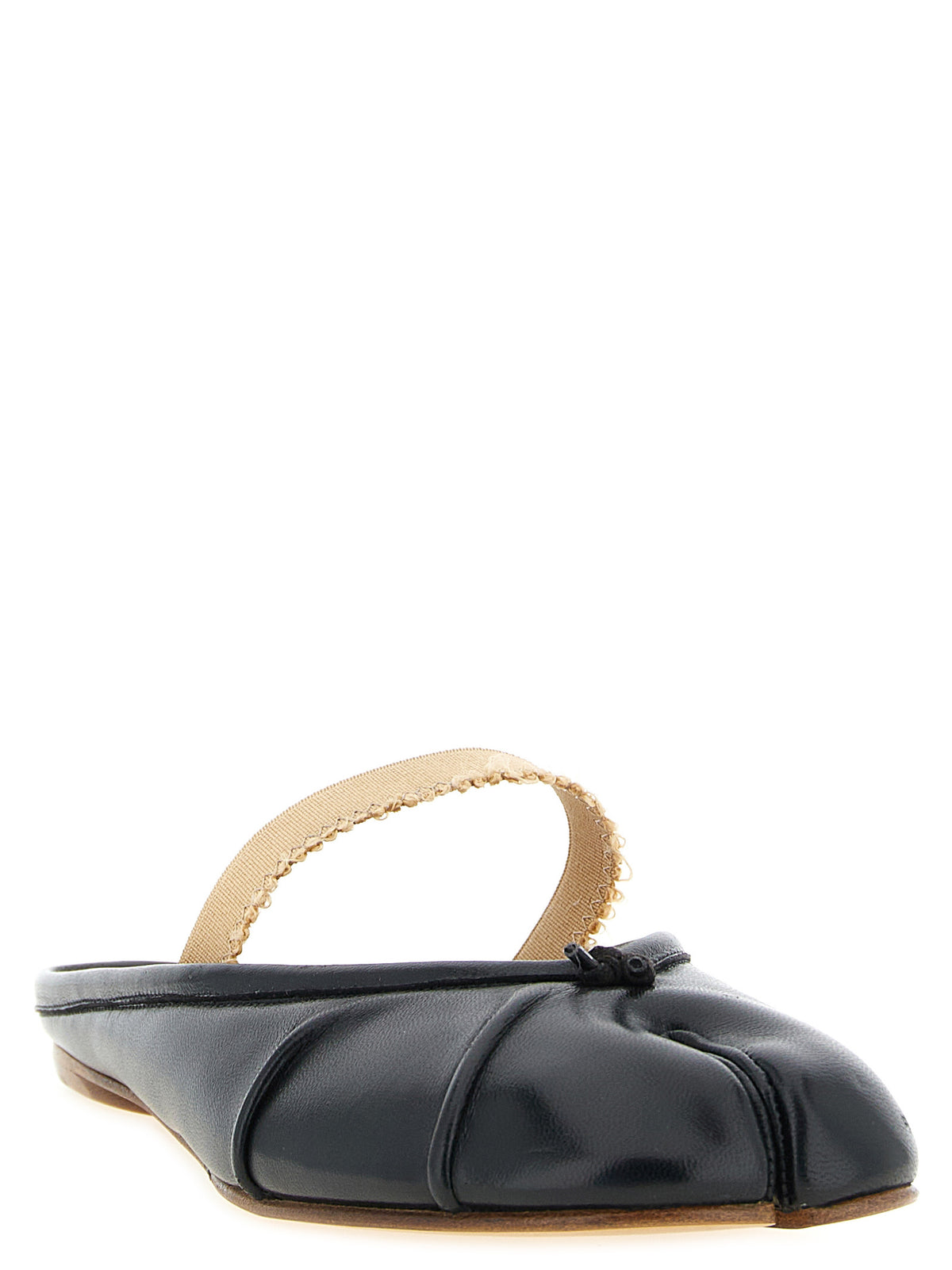 Maison Margiela Black Lamb Leather Mules
