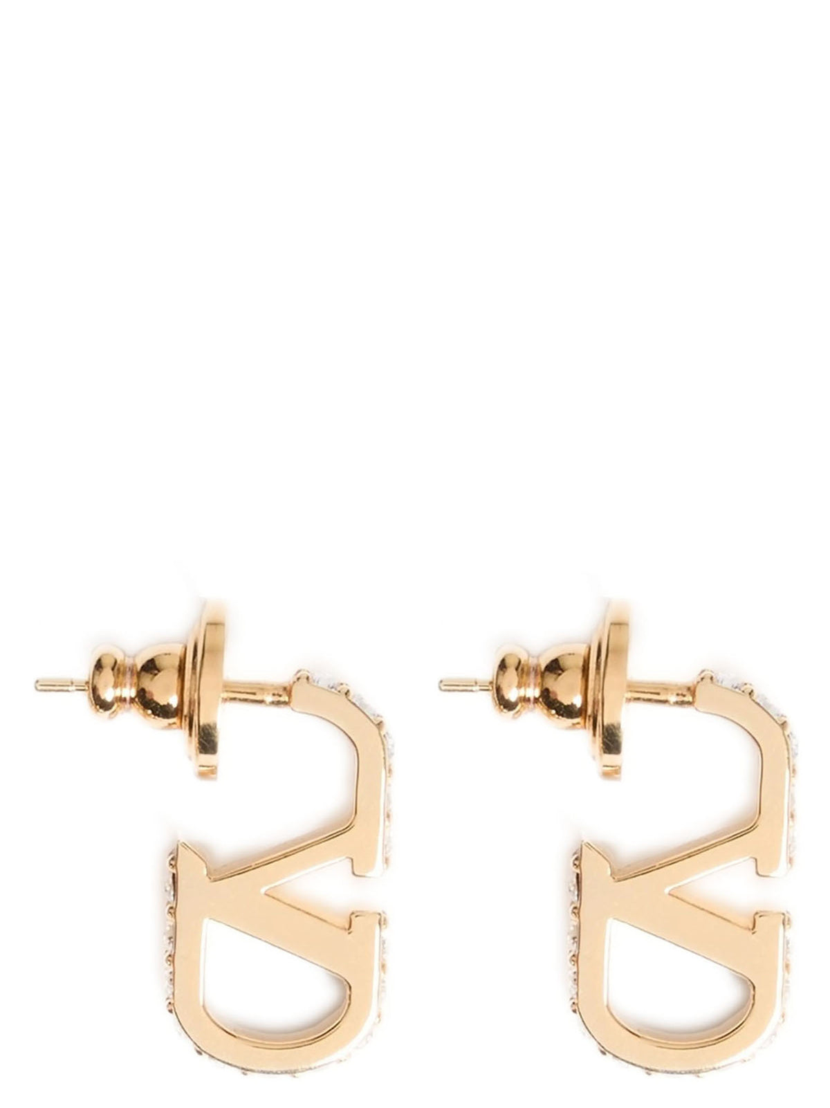 Valentino Garavani Gold Brass Earrings