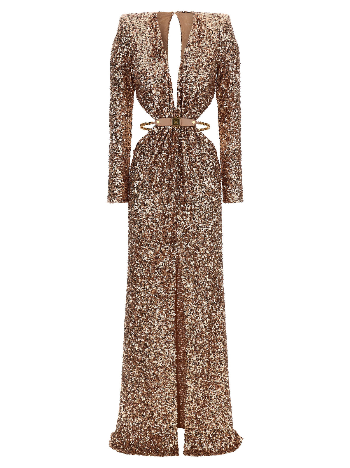 Elisabetta Franchi Multicolor Polyester Long Dress